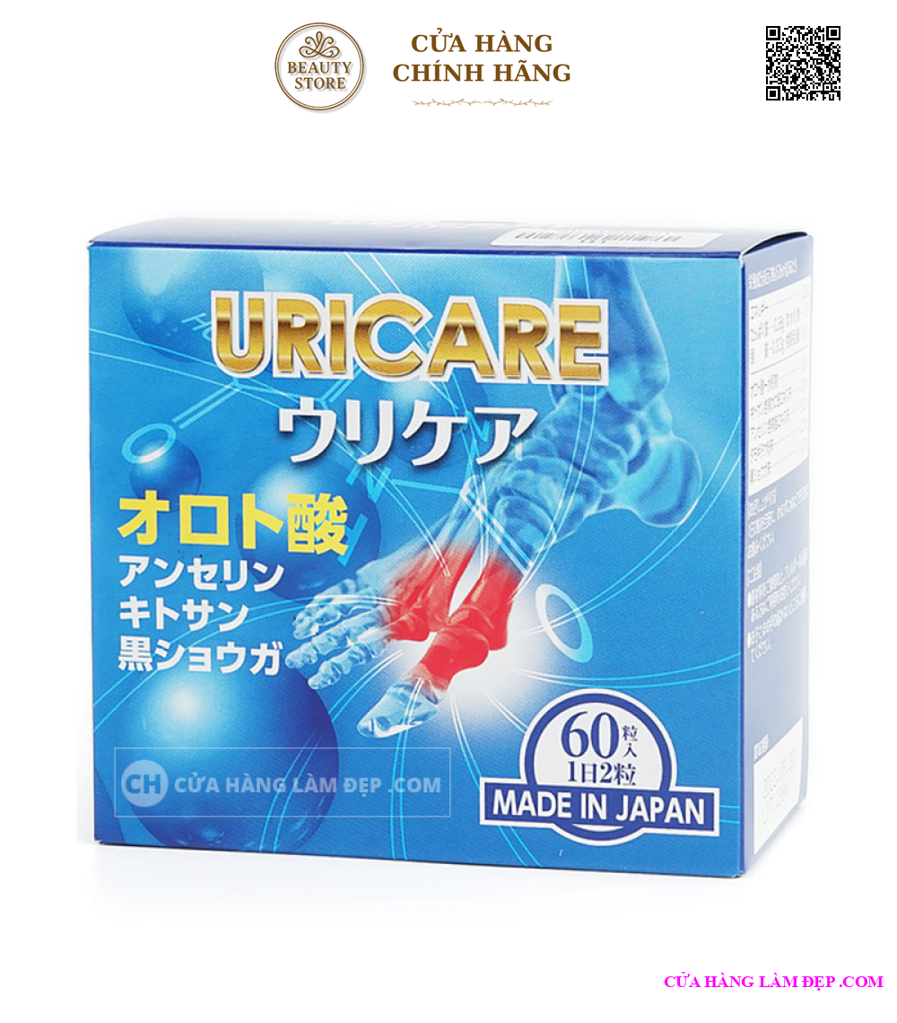 Viên Uống Hỗ Trợ Giảm Đau Khớp Do Gout Uricare Jpanwell