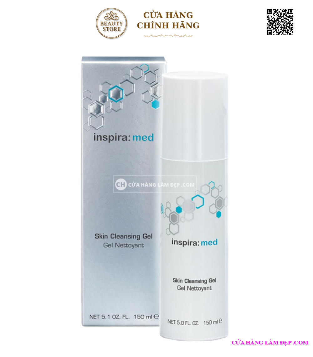 Gel Rửa Mặt Nhẹ Nhàng Cho Da Nhạy Cảm Inspira Skin Cleansing Gel