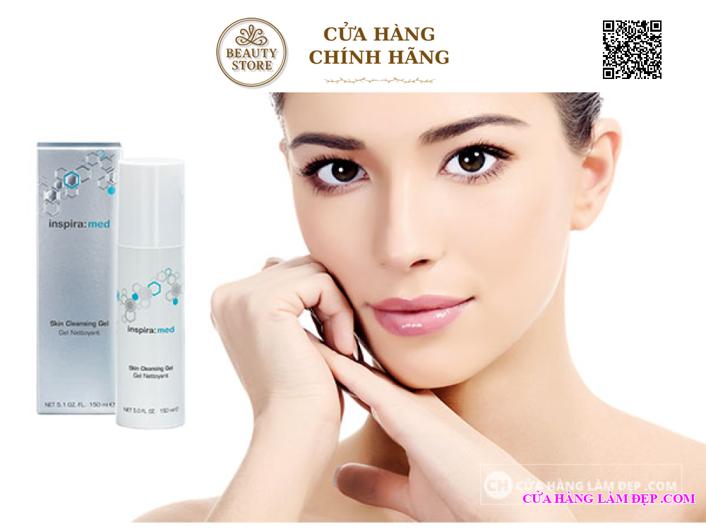 Gel Rửa Mặt Nhẹ Nhàng Cho Da Nhạy Cảm Inspira Skin Cleansing Gel
