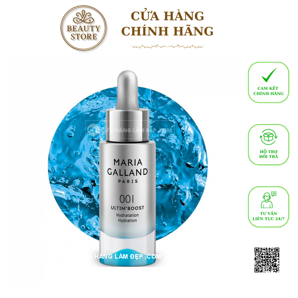 Tinh Chất Cấp Nước Chuyên Sâu Maria Galland 001 Ultim Boost Hydration 30ml