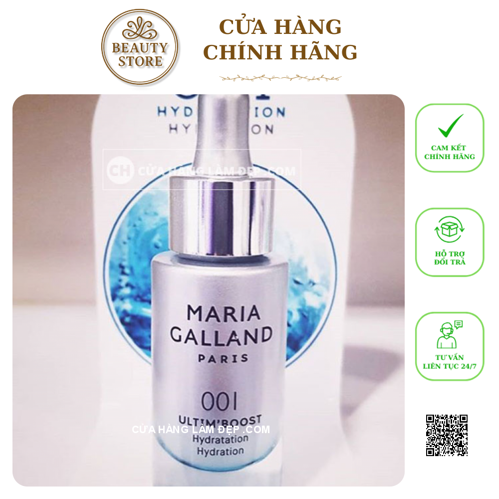 Tinh Chất Cấp Nước Chuyên Sâu Maria Galland 001 Ultim Boost Hydration 30ml