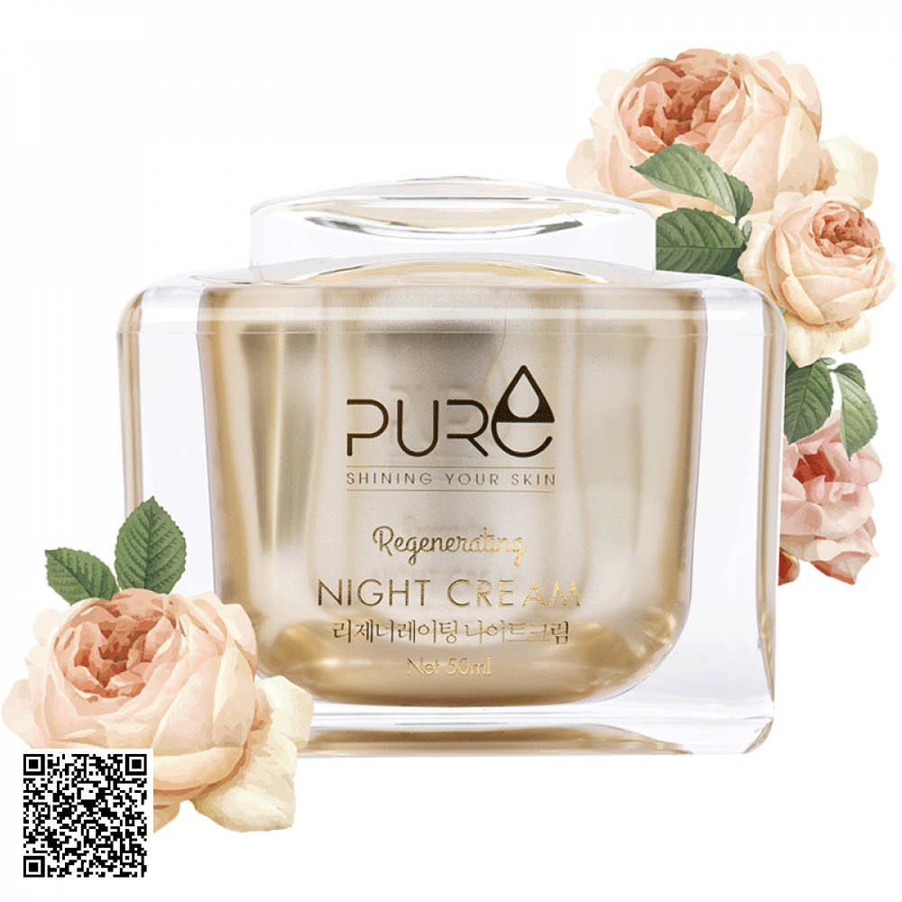 Kem Mộc Qua Dưỡng Trắng Da Ban Đêm Pure Shining Your Skin Regenerating Night Cream