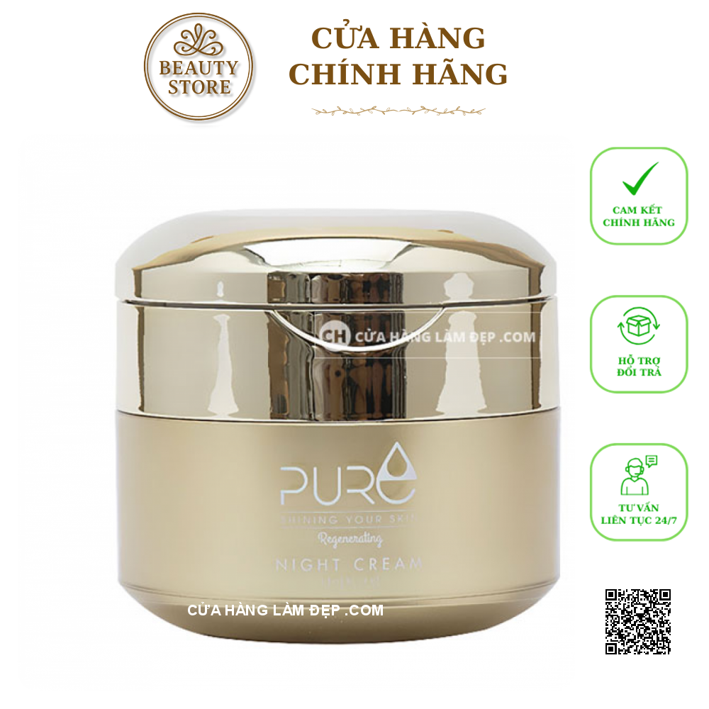 Kem Mộc Qua Dưỡng Trắng Da Ban Đêm Pure Shining Your Skin Regenerating Night Cream
