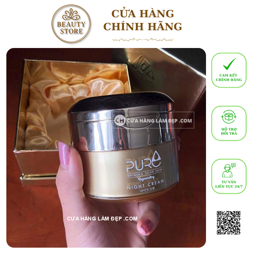 Kem Mộc Qua Dưỡng Trắng Da Ban Đêm Pure Shining Your Skin Regenerating Night Cream