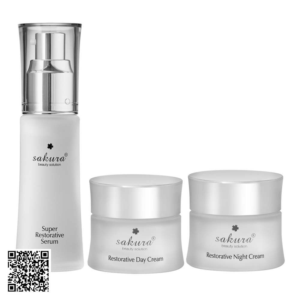 Bộ Sản Phẩm Phục Hồi Da Sakura Restorative Collection