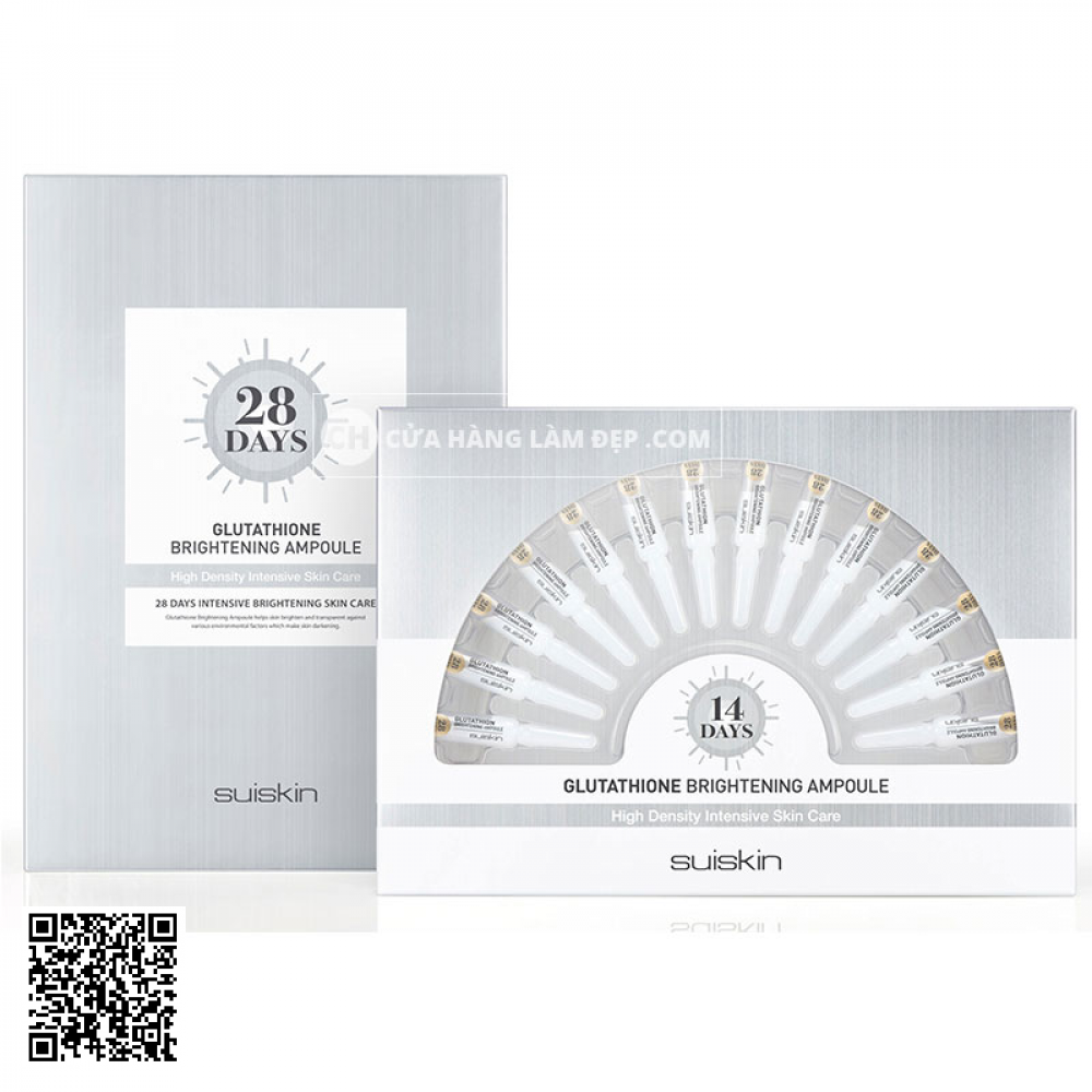 Set Tinh Chất Kích Trắng Da Suiskin Glutathione Brightening Ampoule