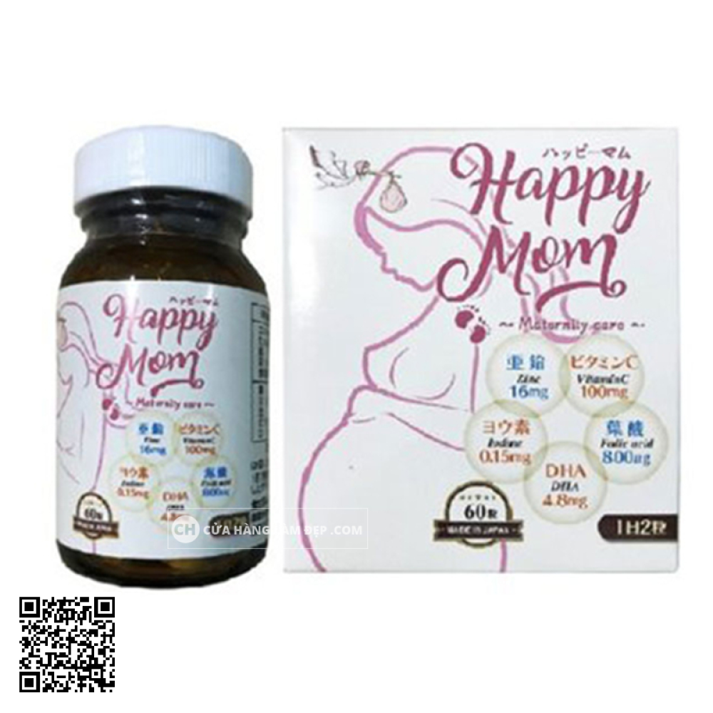 Vitamin Cho Phụ Nữ Mang Thai JpanWell Happy Mom