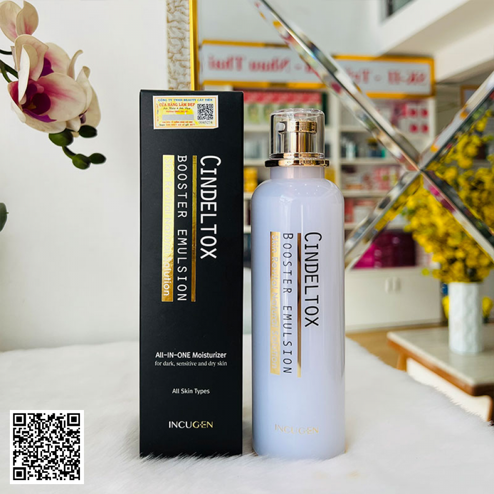 Nhũ Tương Dưỡng Trắng Cindeltox Booster Emulsion 120ml