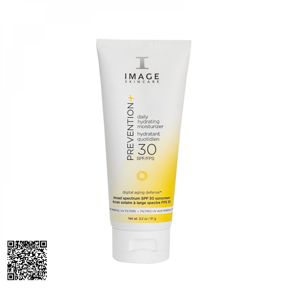 Kem Chống Nắng Cho Da Khô Image Skincare Prevention+ Daily Hydrating Moisturizer SPF30 91gr