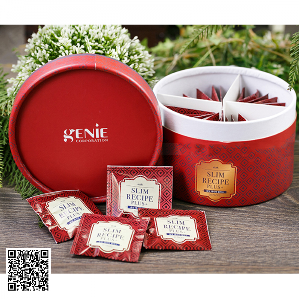 Viên Uống Giảm Cân Genie Slim Recipe Plus+ (30 Viên) Hàn Quốc 