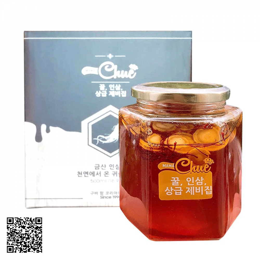 Sâm Mật Ong Nhụy Hoa Nghệ Tây Saffron Mama Chuê Hàn Quốc 500ml
