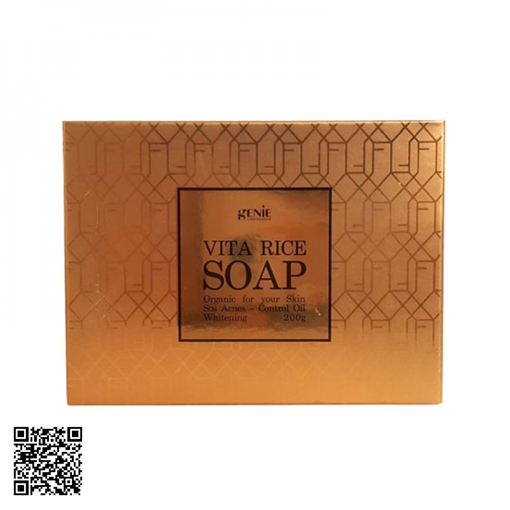 Soap Rửa Mặt Trị Sẹo Rỗ Vita Rice Genie 
