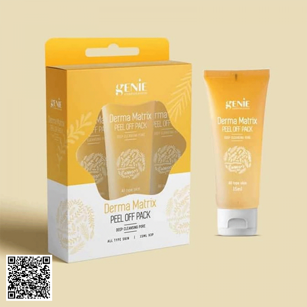 Mặt Nạ Thanh Tẩy Sắc Tố Da Genie Derma Matix Peel Of Pack Deep Cleansing Pore