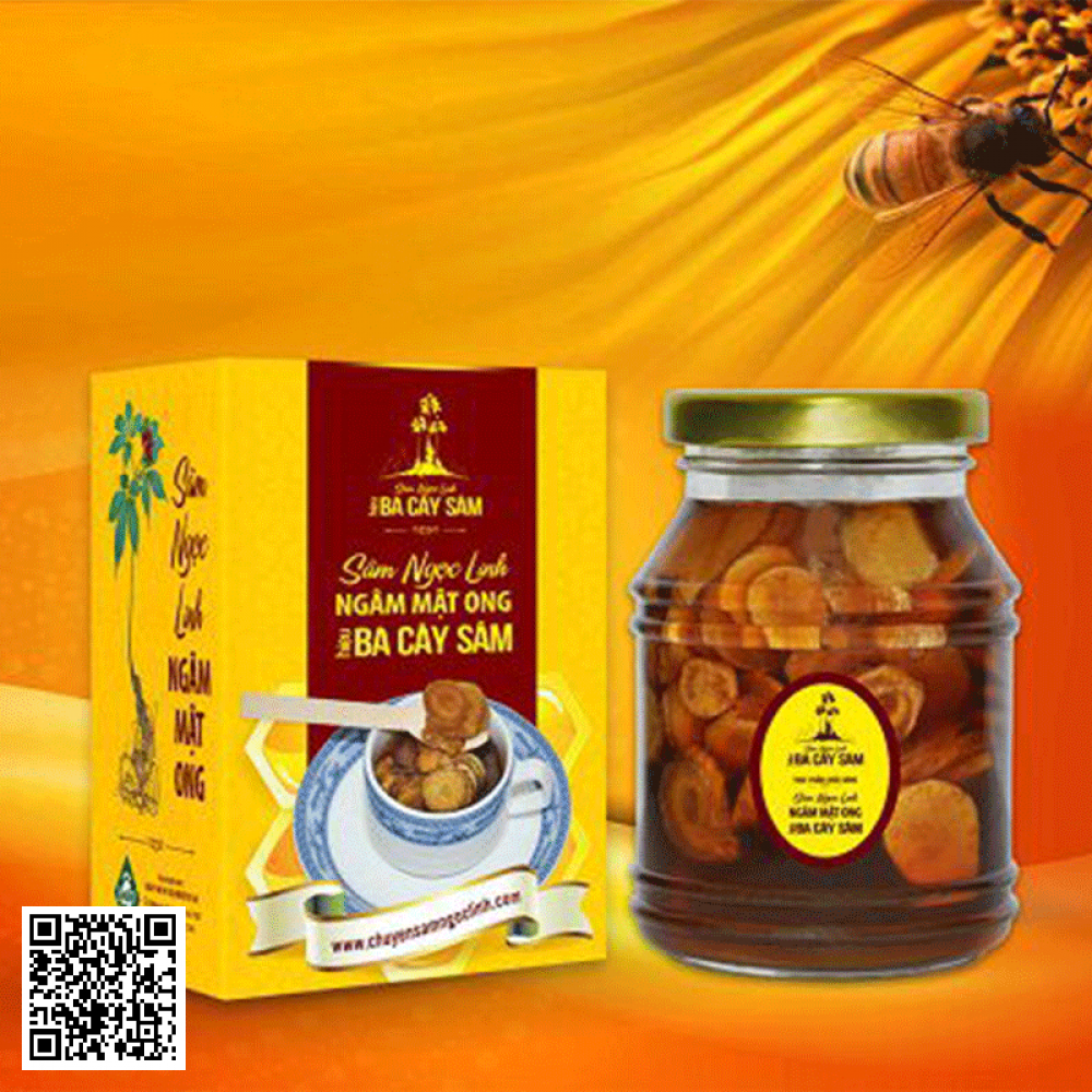 Sâm Ngọc Linh Ngâm Mật Ong Ba Cây Sâm 100g