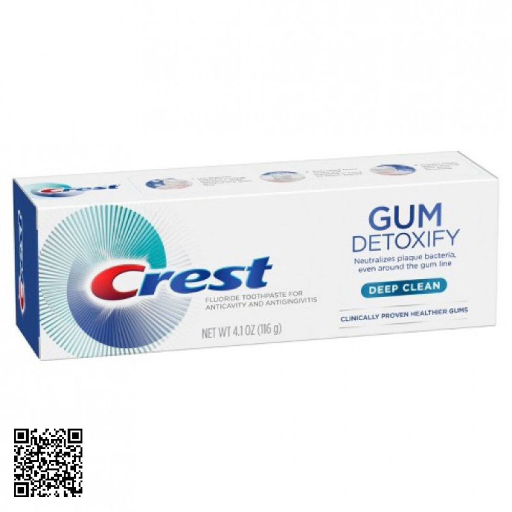 Kem Đánh Răng Crest Gum Detoxify 116g