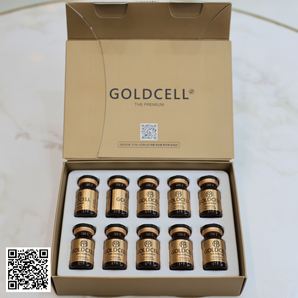 Tinh Chất DNA GOLD CELL GTM Căng Bóng Trẻ Hoá Da Hàn Quốc