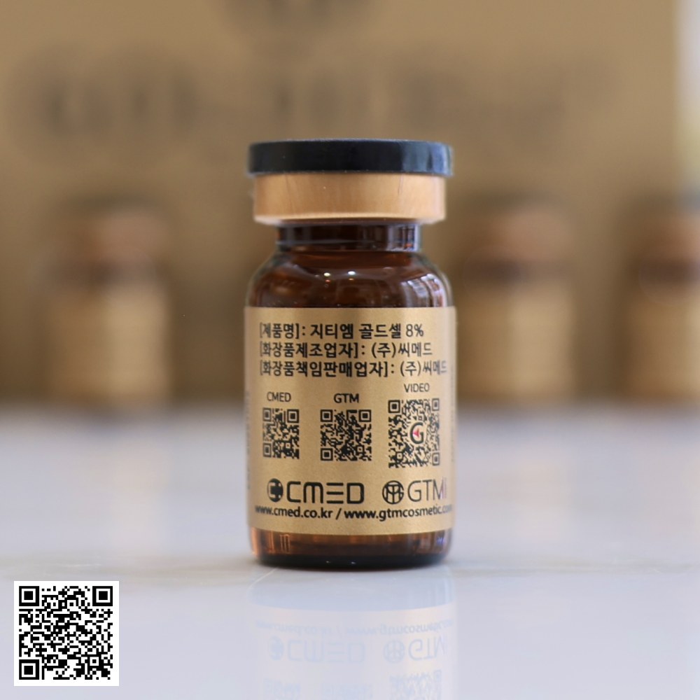 Tinh Chất DNA GOLD CELL GTM Căng Bóng Trẻ Hoá Da Hàn Quốc