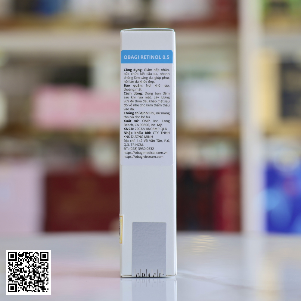 Kem Obagi 360 Retinol 0.5% Mỹ 28g