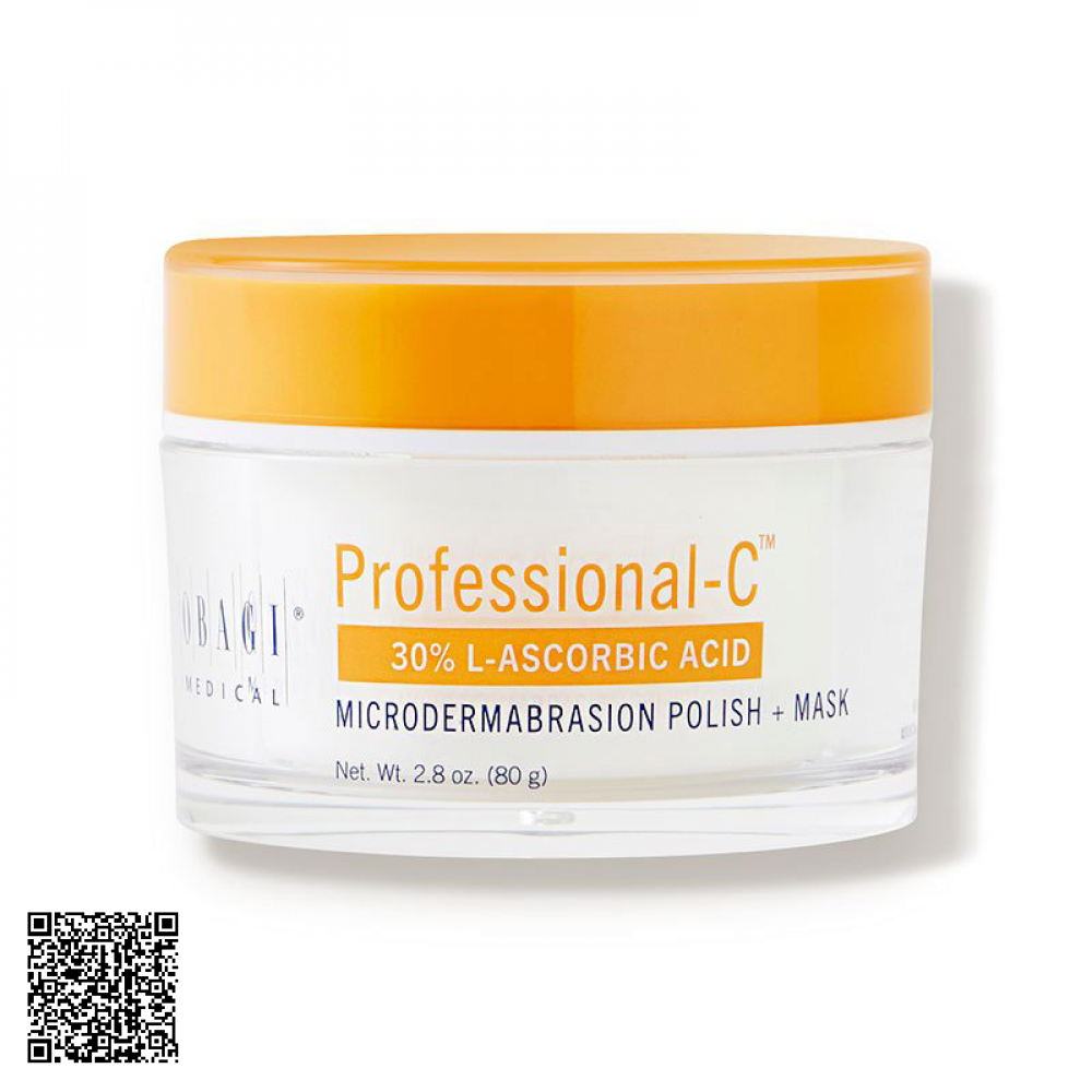 Mặt nạ tẩy tế bào chết, làm sáng da, chống oxy hoá Obagi Professional-C Microdermabrasion Polish + Mask Từ Mỹ 80g