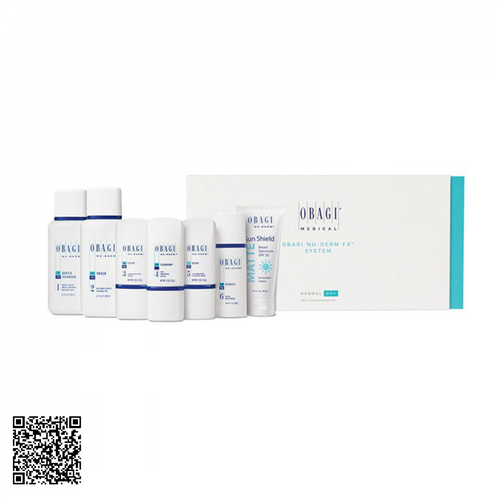 Bộ Dưỡng Mờ Nám Toàn Diện Dành Cho Da Dầu - Obagi Nu-Derm Transformation Kit Norm-Oily Mỹ