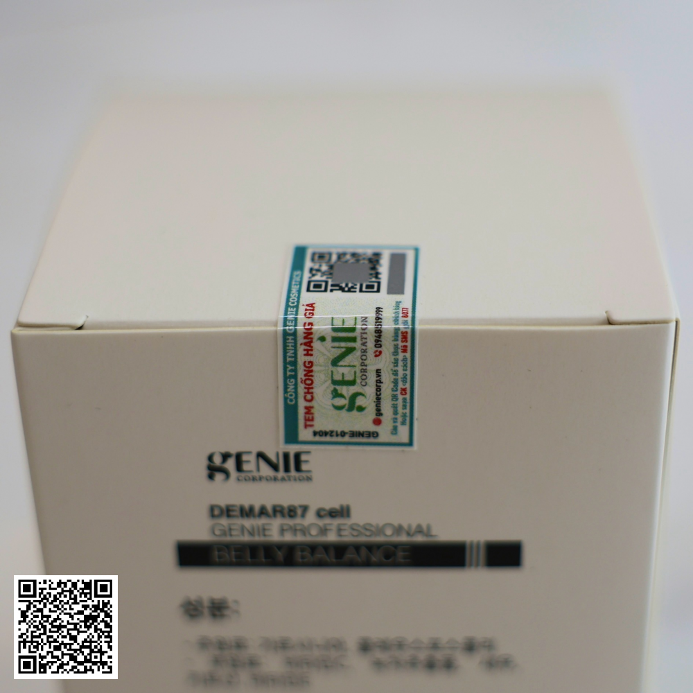 Viên Uống Tan Mỡ Bụng Genie Demar87 Cell Professional Belly Balance