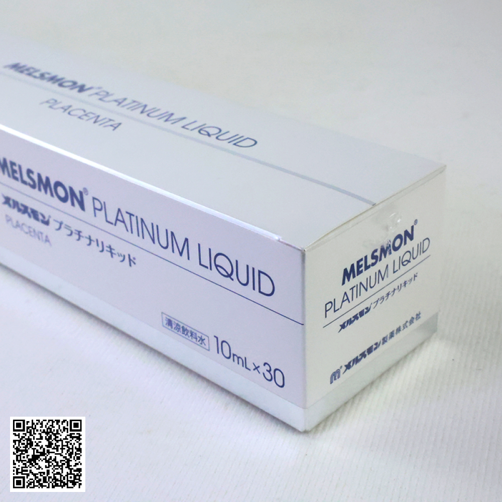 Nước Uống Melsmon Platinum Liquid Placenta Nhau Thai Ngựa Từ Nhật Bản 10ml x 30 Ống 