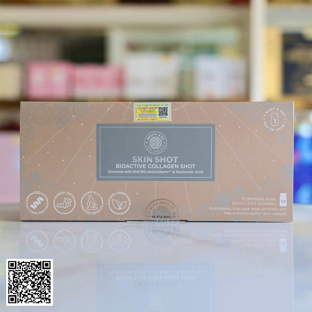 Nước Uống Collagen Skin Shot Trắng Da Hỗ Trợ Ngừa Lão Hóa Da