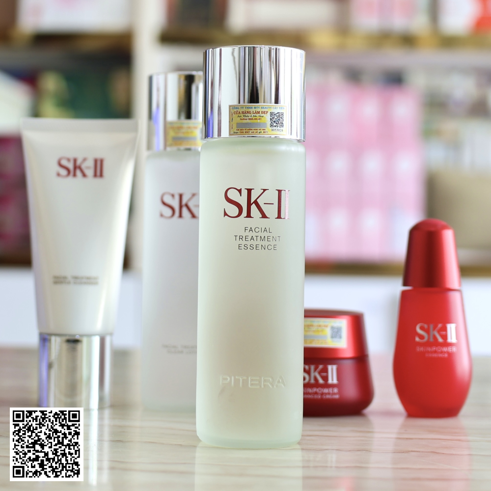 Trọn Bộ Mỹ Phẩm Dưỡng Da SK-II Dưỡng Ẩm Hỗ Trợ Ngừa Lão Hóa Nâng Cơ Da Của Nhật Bản 5 Sản Phẩm .