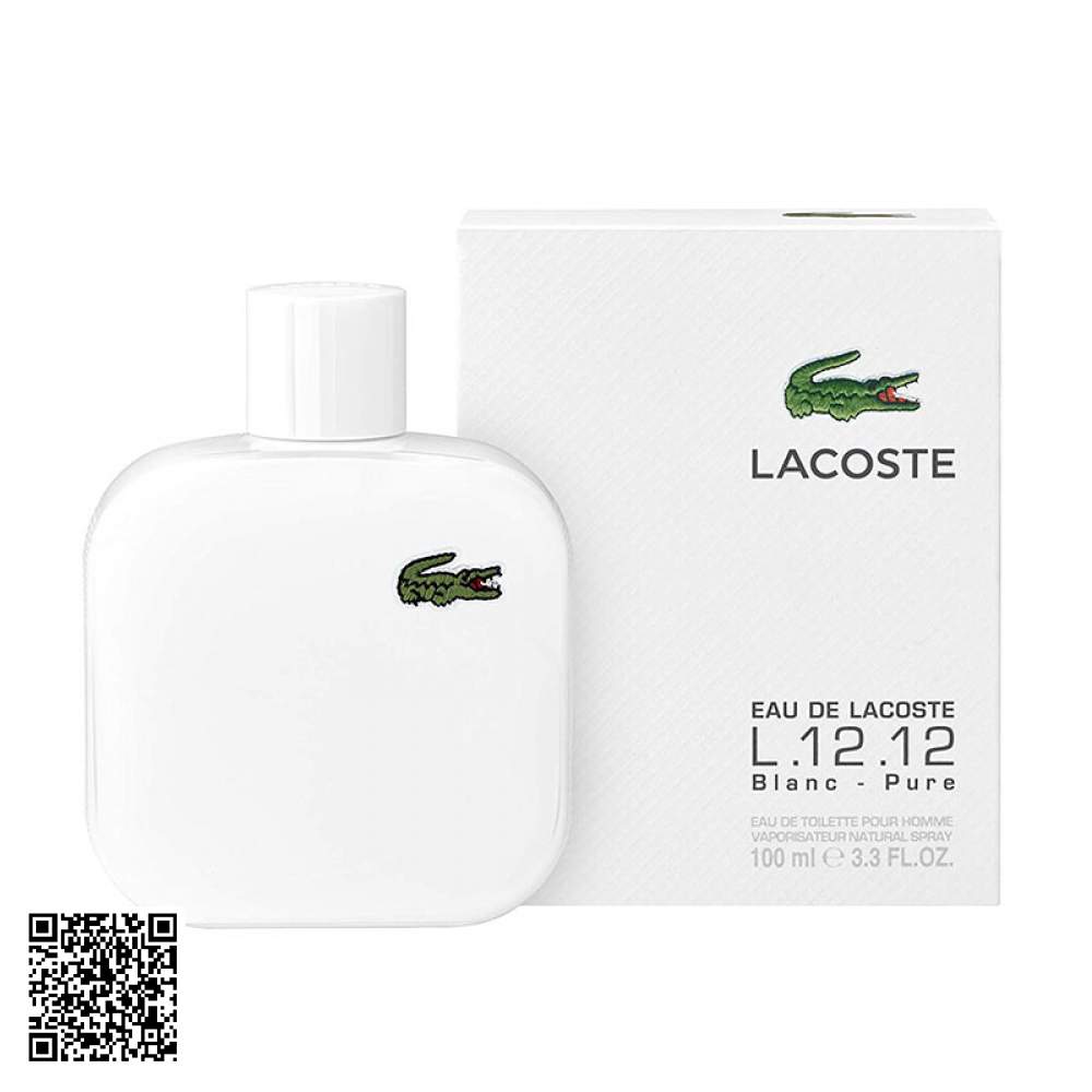 Nước Hoa Nam Lacoste L.12.12 White Blanc EDT 100ml Pháp
