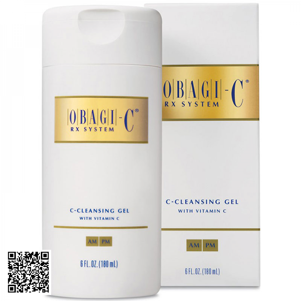 Sữa Rửa Mặt C Rx Cleansing Gel Obagi Sáng Da 177ml Mỹ