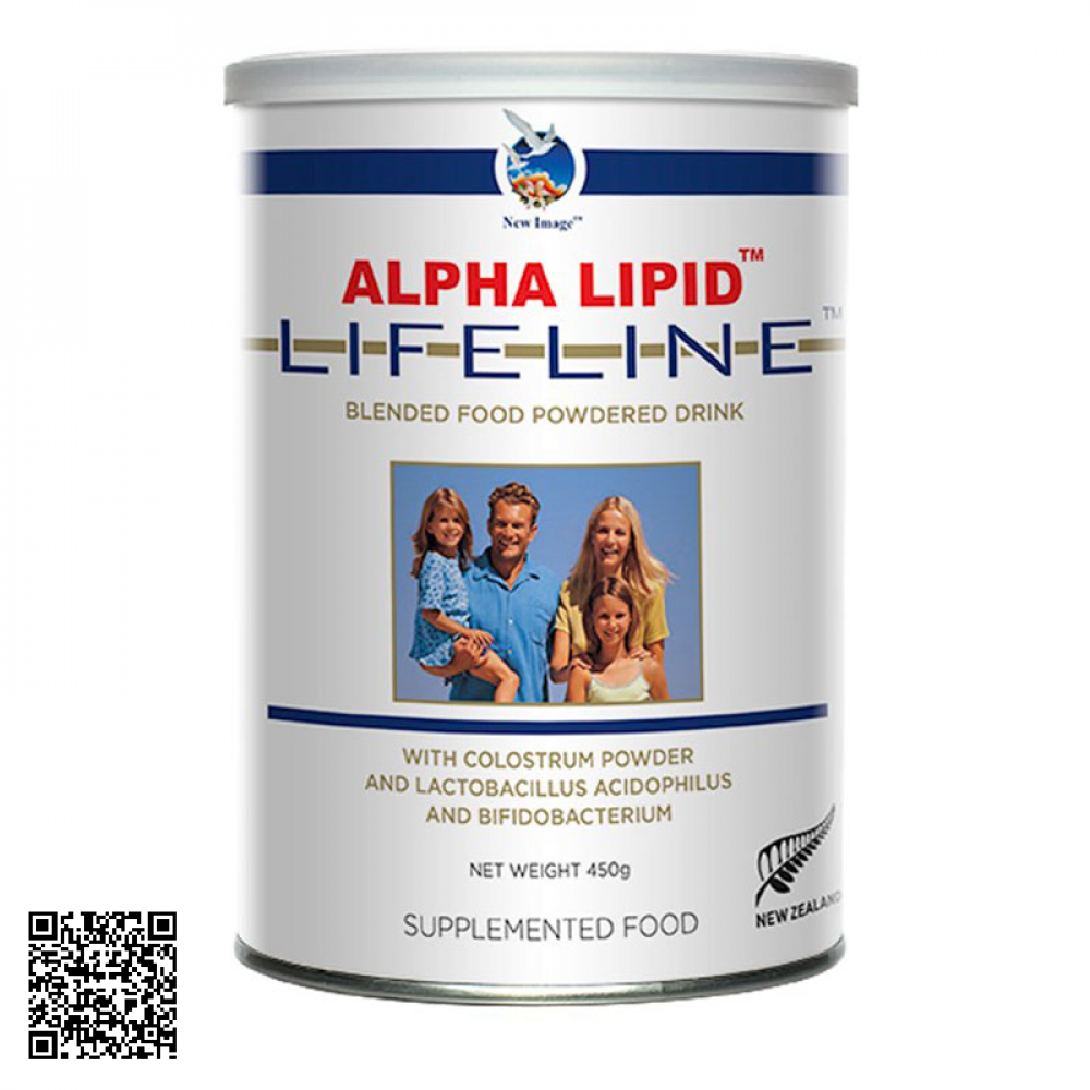 Sữa Non Alpha Lipid Lifeline Hỗ Trợ Tăng Cường Sức Khỏe 450g New Zealand