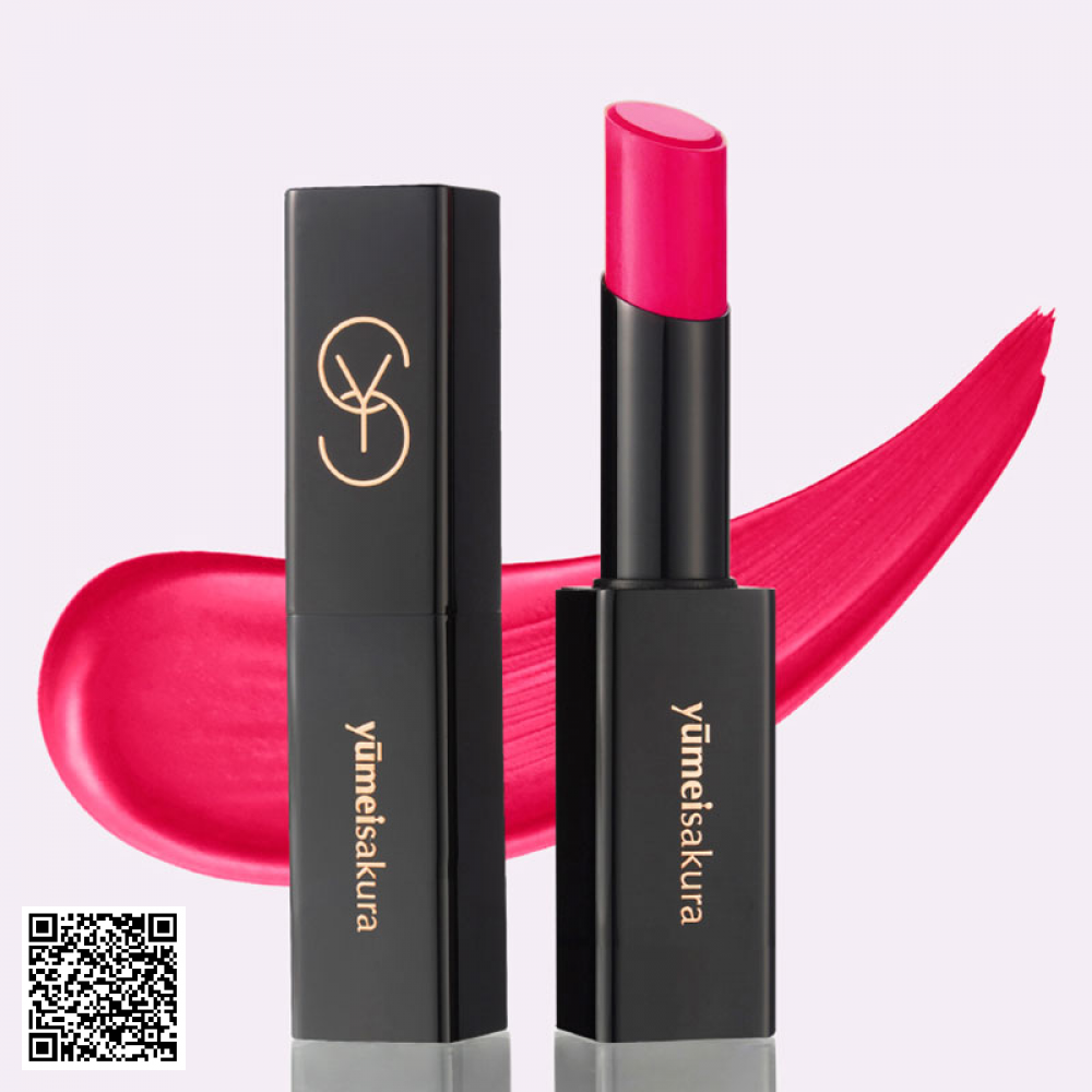 Son Dưỡng Collagen YMS02 Hồng Ruby Yumeisakura Nhật Bản