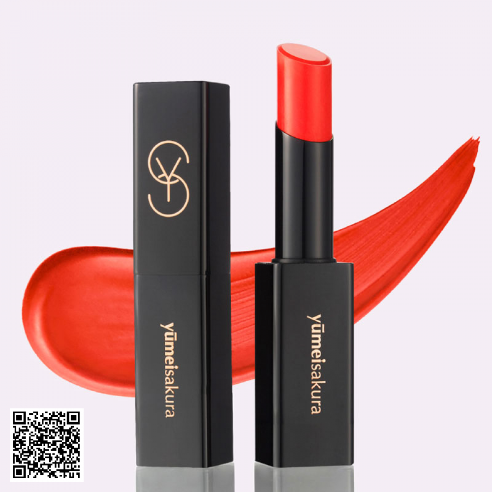 Son Dưỡng Collagen YMS03 Pumpkin Orange Cam Bí Ngô Yumeisakura Nhật Bản