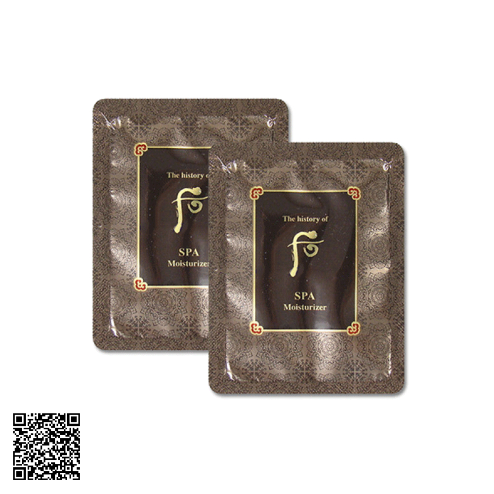 Sữa Dưỡng Ẩm Toàn Thân Spa Moisturizer Whoo 10 Gói 1ml Hàn Quốc