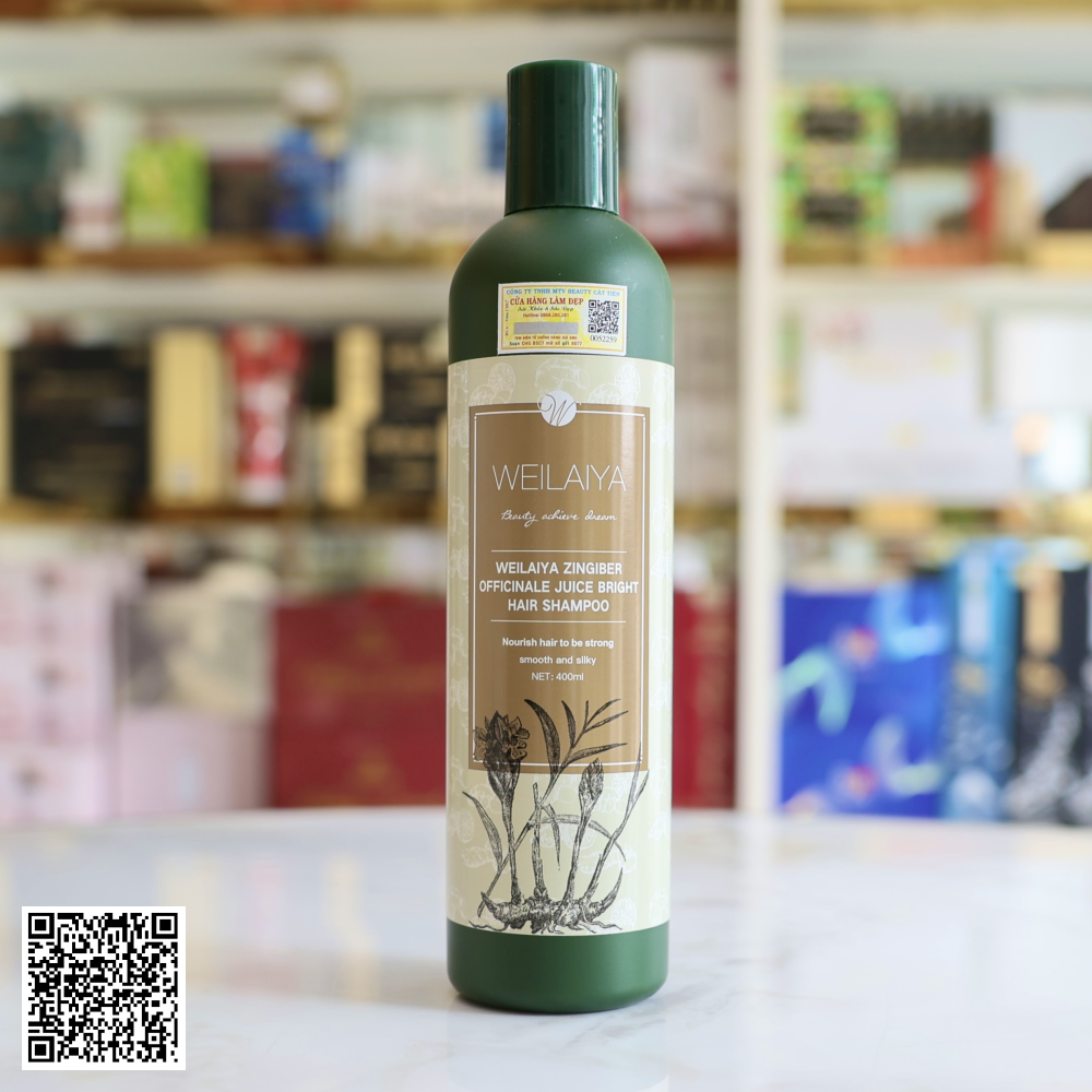 Bộ Dầu Gội Xả Gừng Hà Thủ Ô Weilaiya Zingiber Oficinale Juice Ngăn Rụng Tóc Từ Trung Quốc 400ml x 250ml
