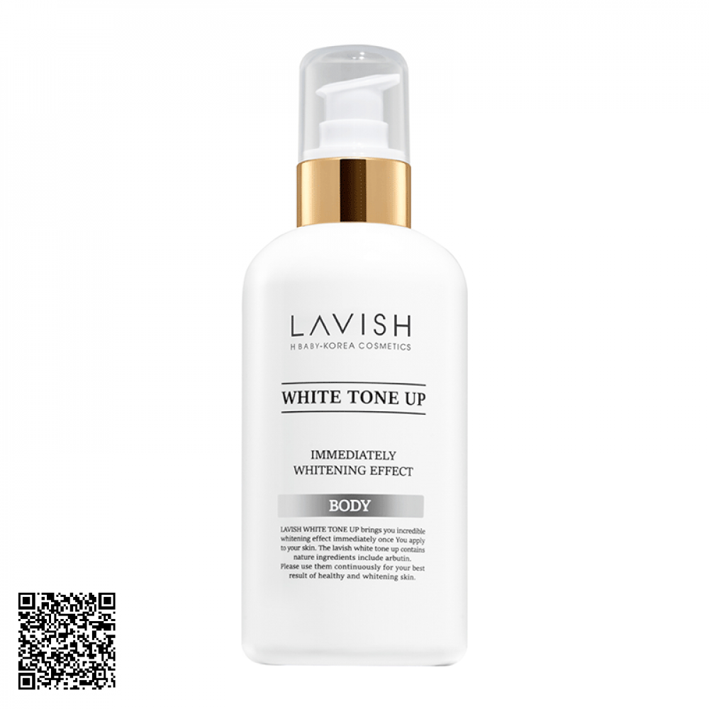 Kem Dưỡng Trắng White Tone Up Body Lavish H Baby Ban Ngày Cho Body Hàn Quốc 250ml