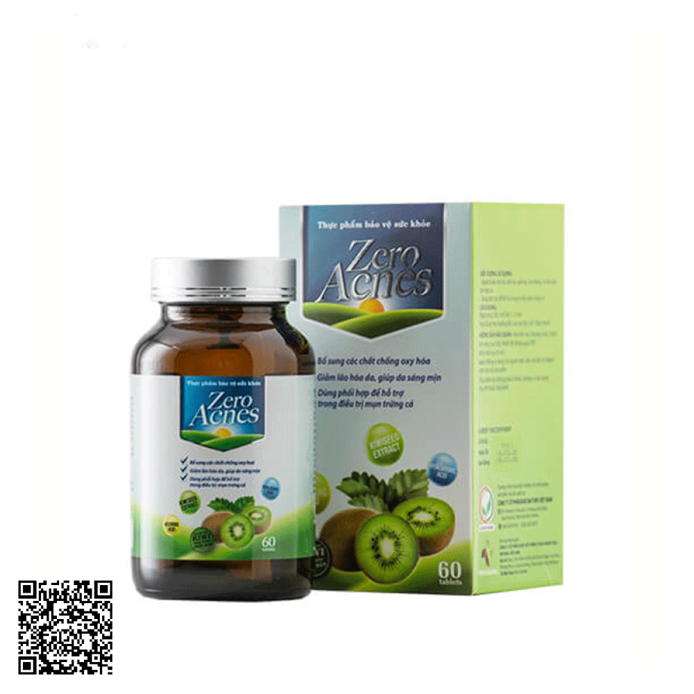 Viên Uống Hoa Quả Zero Acnes Truenatural Bảo Vệ Sức Khỏe 60 Viên 