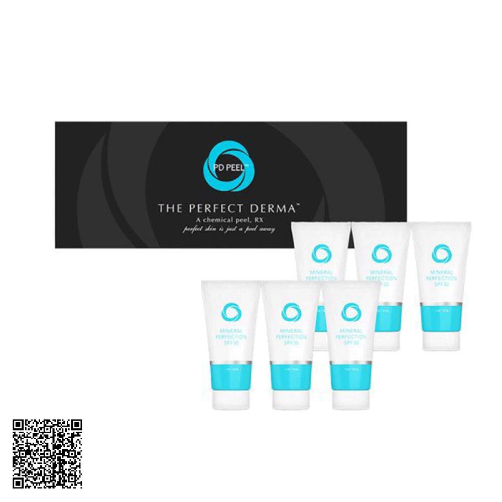 Bộ Peel Da Chuyên Nghiệp Kèm Chống Nắng The Perfect Derma™ Peel With Sunscreen Mỹ (Hộp 06 Set + 06 Kem Chống Nắng)