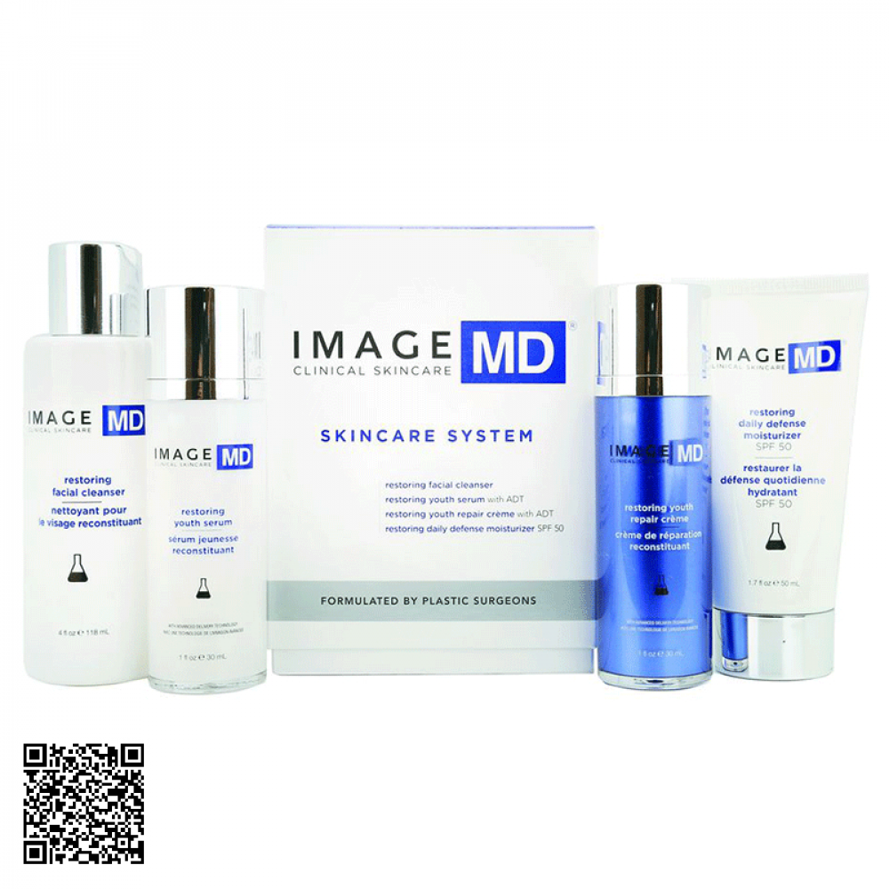 Bộ Kit Trẻ Hóa Da Image Skincare MD Skincare System Mỹ 