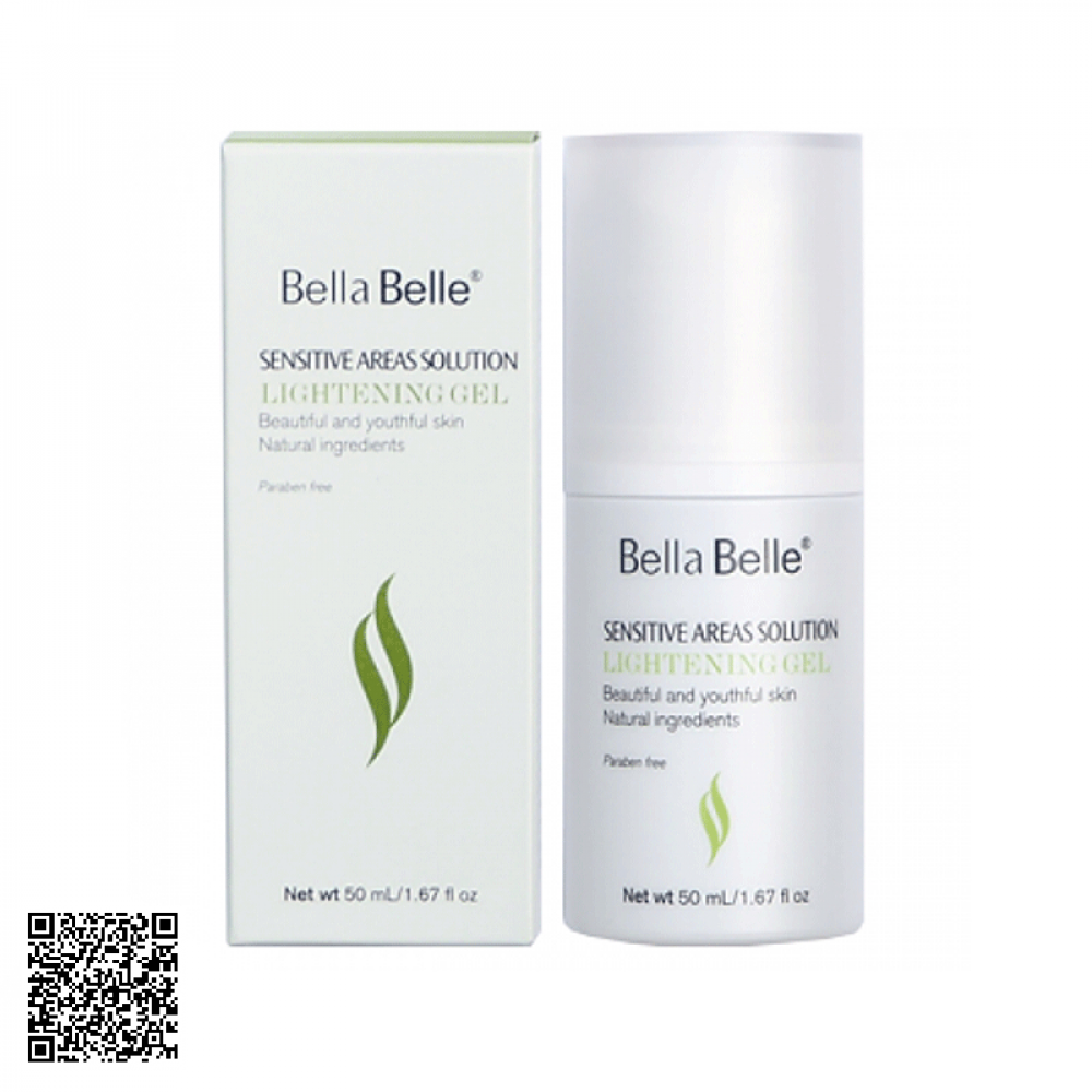 Gel Làm Hồng Nhũ Hoa Bella Belle Sensitive Areas Solution Lightening Gel Pháp 50ml