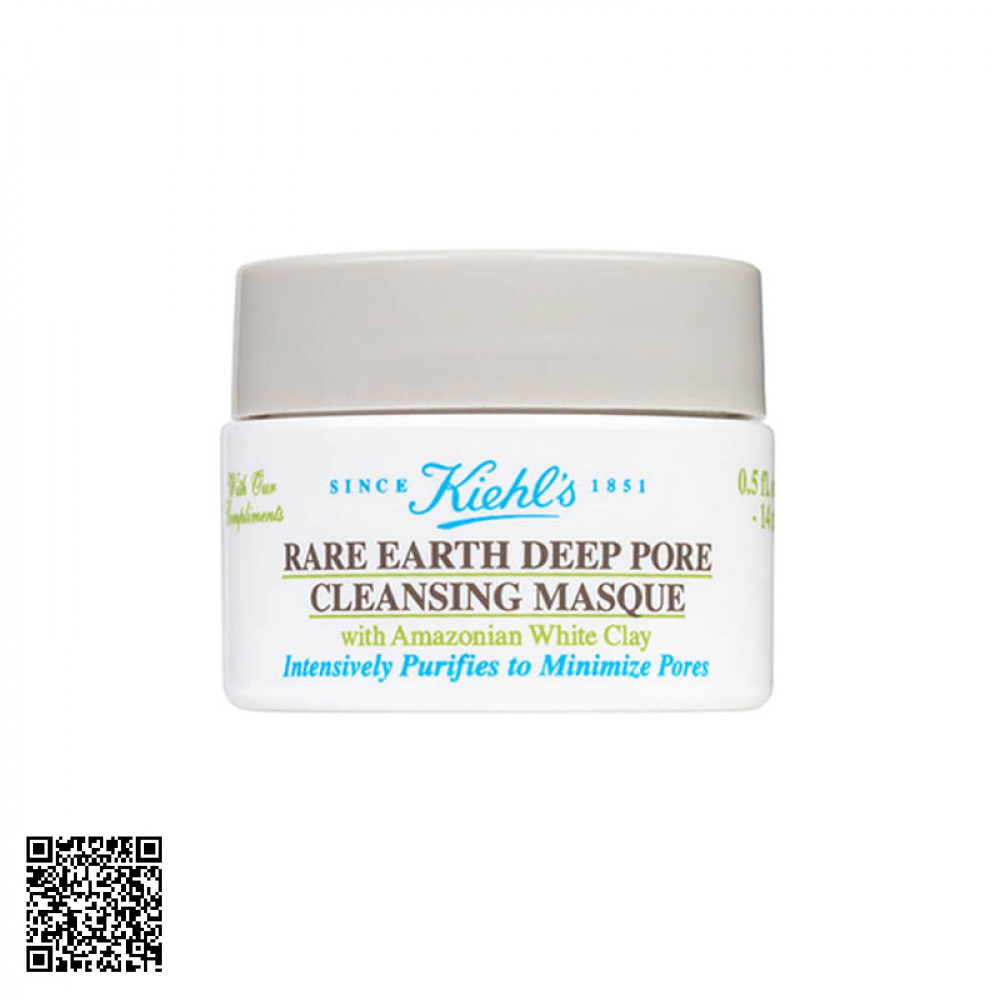 Mặt Nạ Đất Sét Kiehls Rare Earth Deep Pore Cleansing Masque Mỹ 14ml