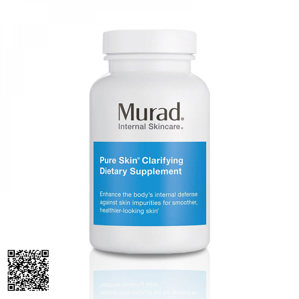 Viên Uống Giảm Mụn Murad Pure Skin Clarifying Dietary Supplement Mỹ 120 Viên