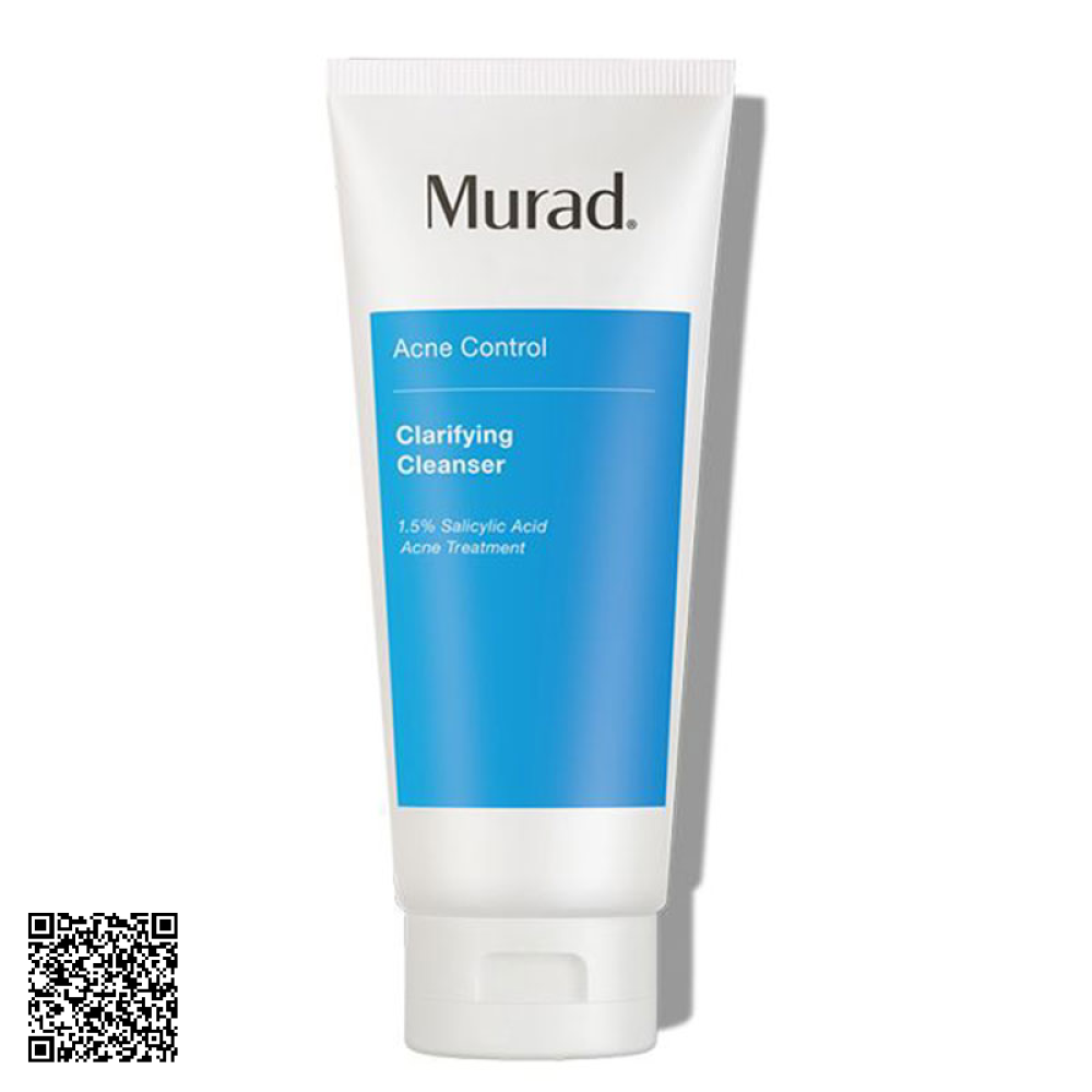 Sữa Rửa Mặt Chống Khuẩn Ngừa Mụn Murad Acne Control Clarifying Cleanser Mỹ 60ml