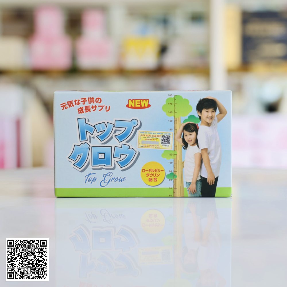 Siro Vitamin Top Grow Jpanwell Hỗ Trợ Tăng Chiều Cao Cho Trẻ Nhật Bản 30ml x 10 Chai