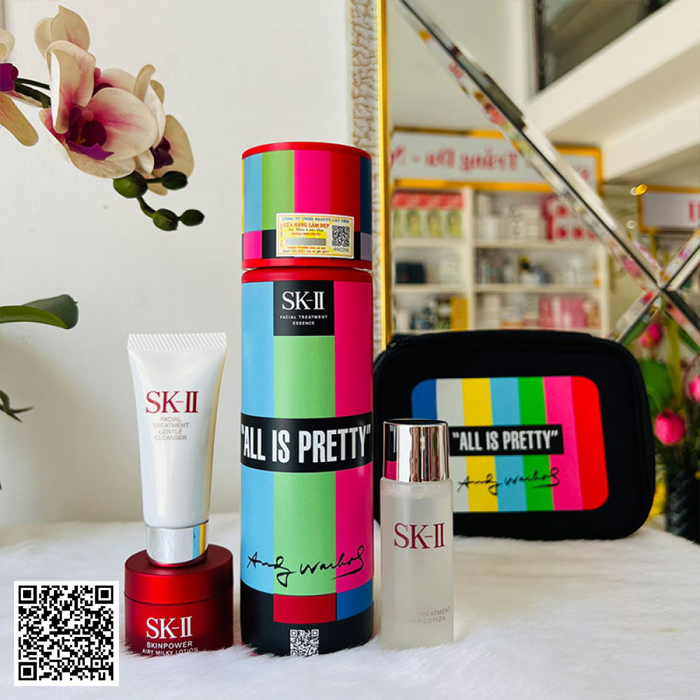Set Nước Thần SK-II Andy warhol Limited Nhật Bản 4 Món