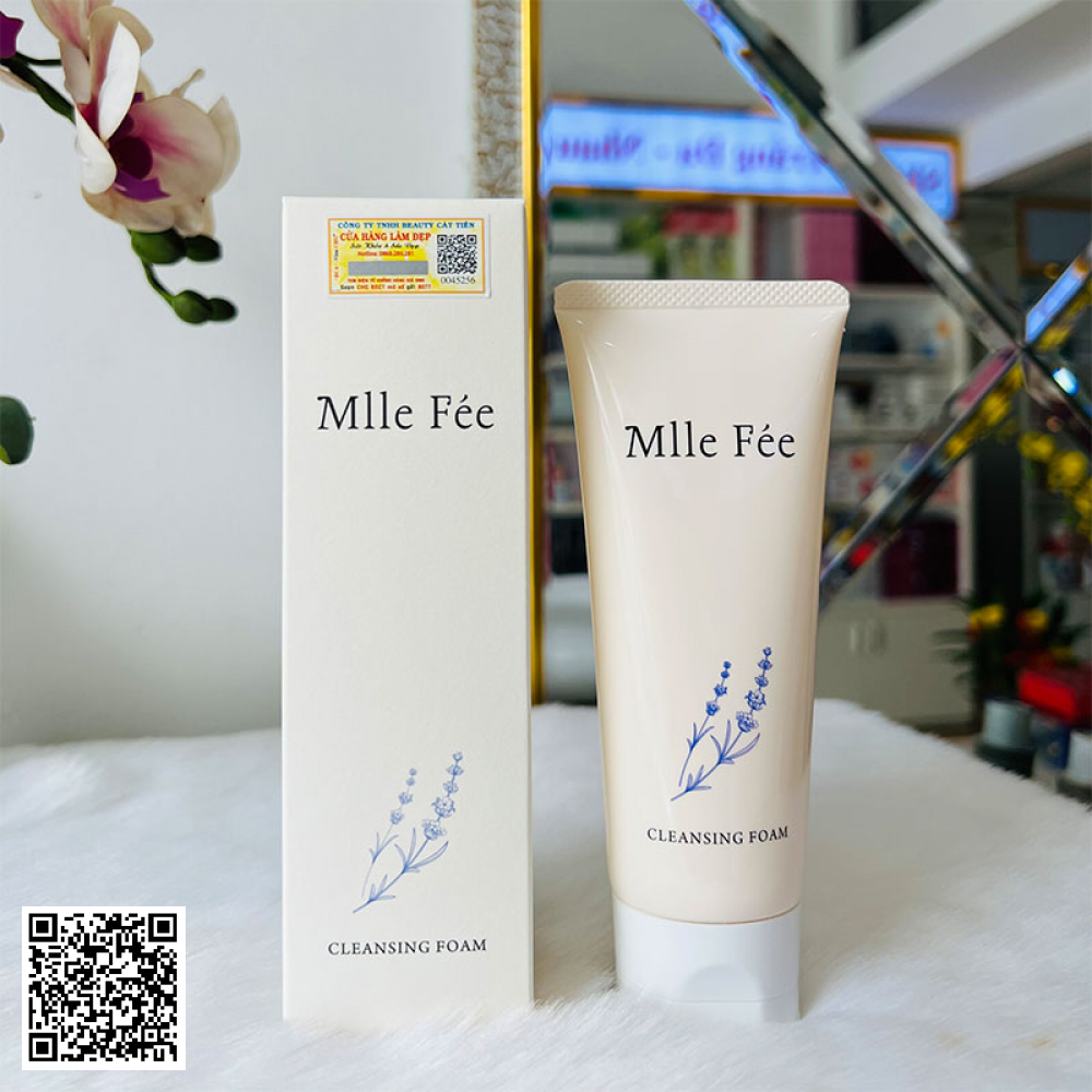 Sữa Rửa Mặt Dưỡng Ẩm Mlle Fee Cleansing Foam Của Nhật Bản 100ml