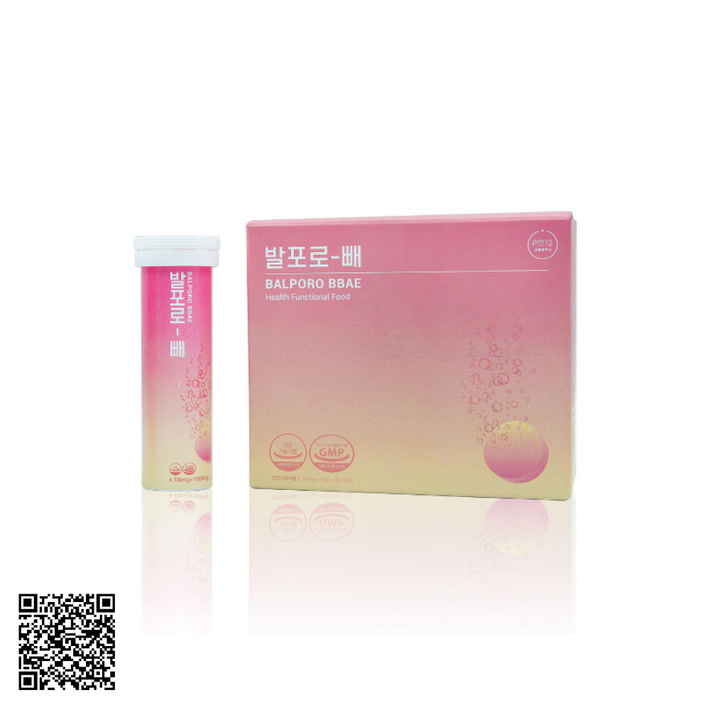 Viên Sủi Giảm Cân Balporo BBae Health Functional Food Của Hàn Quốc 30 Viên