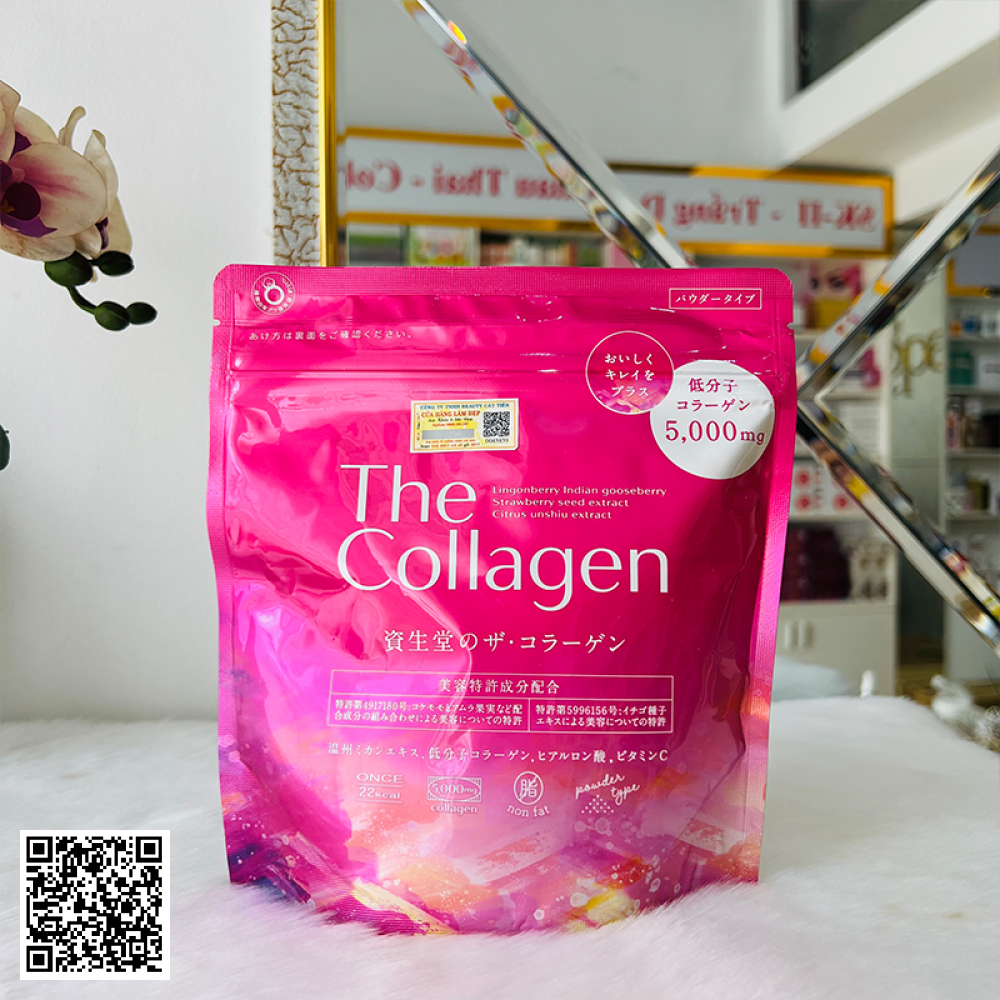 Bột Shiseido The Collagen Hỗ Trợ Đẹp Da Của Nhật Bản 126g