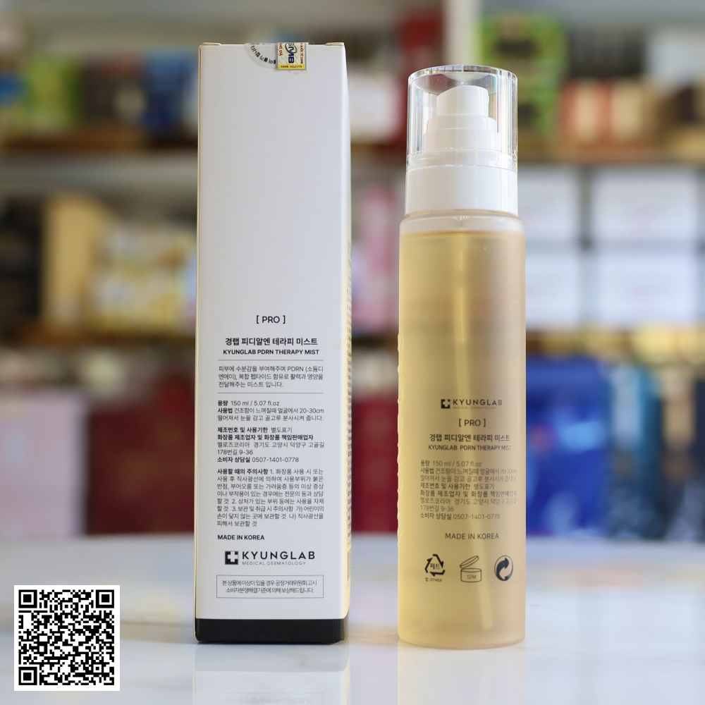 Xịt Khoáng Dưỡng Ẩm Kyung Lab Pdrn Therapy Mist Của Hàn Quốc 150ml