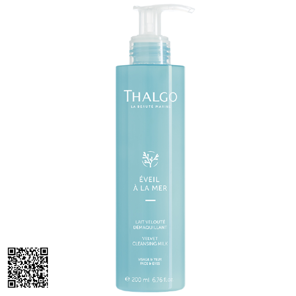 Sữa Rửa Mặt Tẩy Trang Thalgo Velvet Cleansing Milk Của Pháp 200ml
